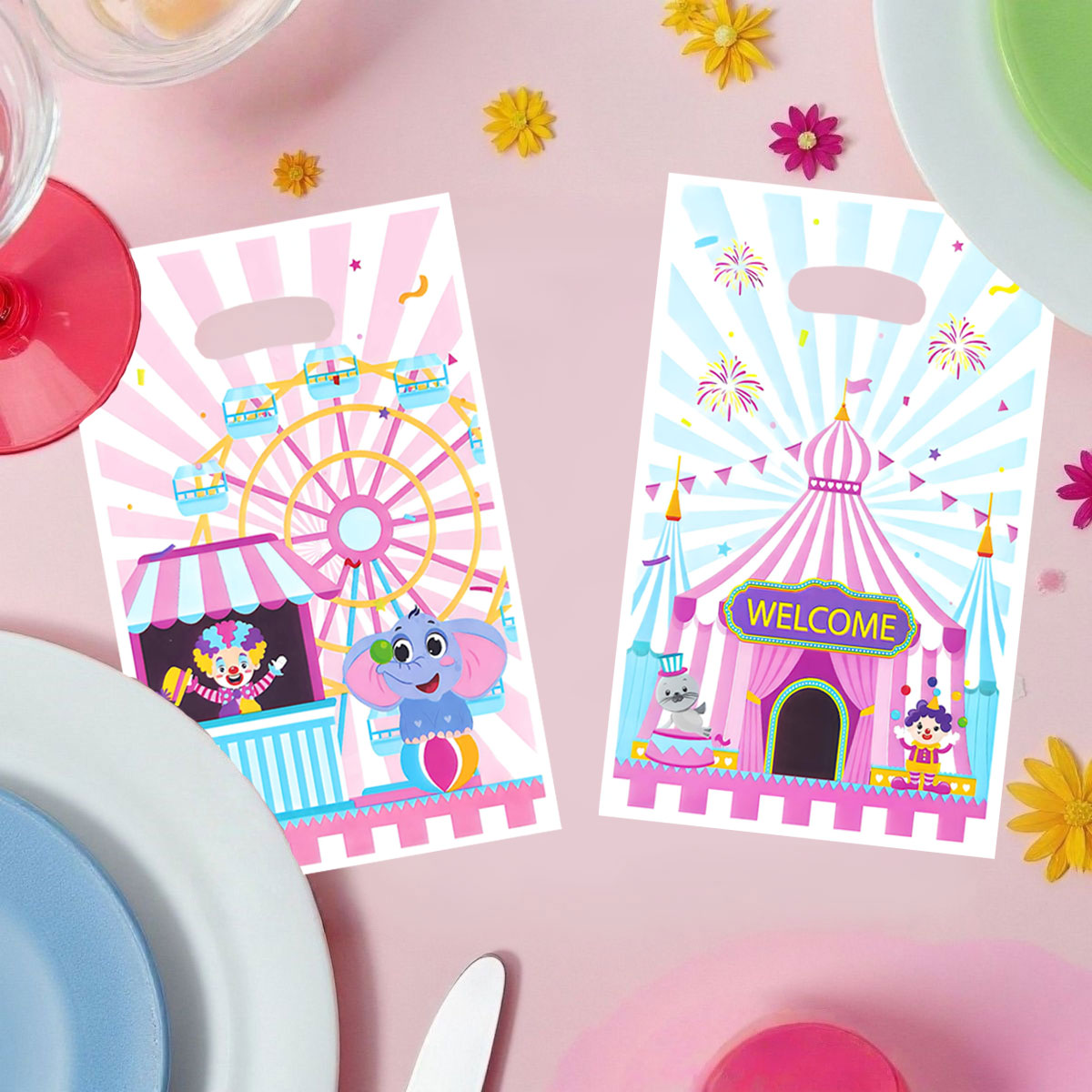 Wedding Party Supply Store - 20 stuks/40 stuks feestcadeautasjes, cadeautasjes met