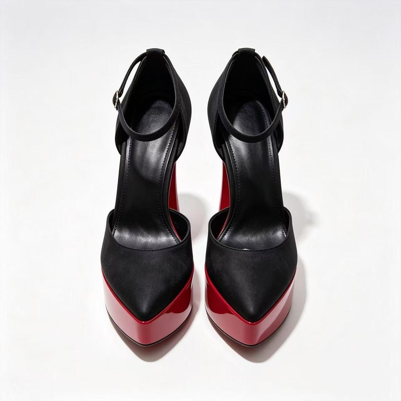 Wedding Super - Dames satijnen pumps met spitse neus,
