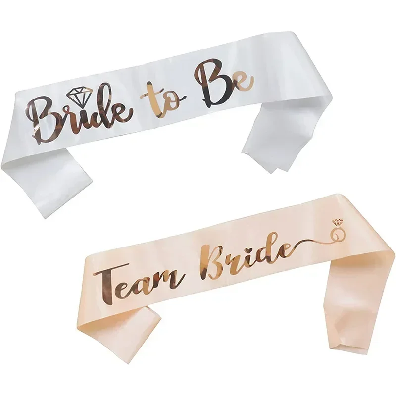 1Set Roségouden Teambruid Om S - Bride Tribe Sash recensie en prijs
