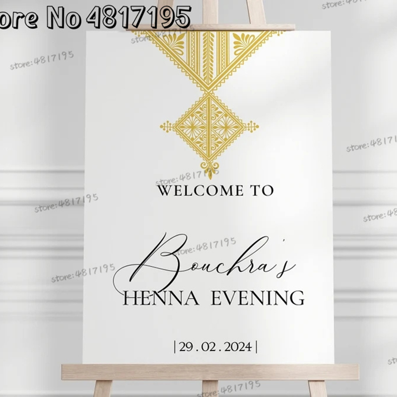 Moslim Henna Welkom Teken Goud - Wedding Package Gold recensie en prijs
