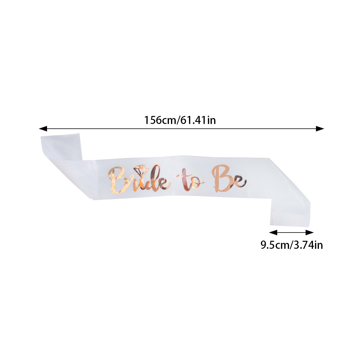 Champagne/Rose Gold Bride To B - Bride Tribe Sash recensie en prijs