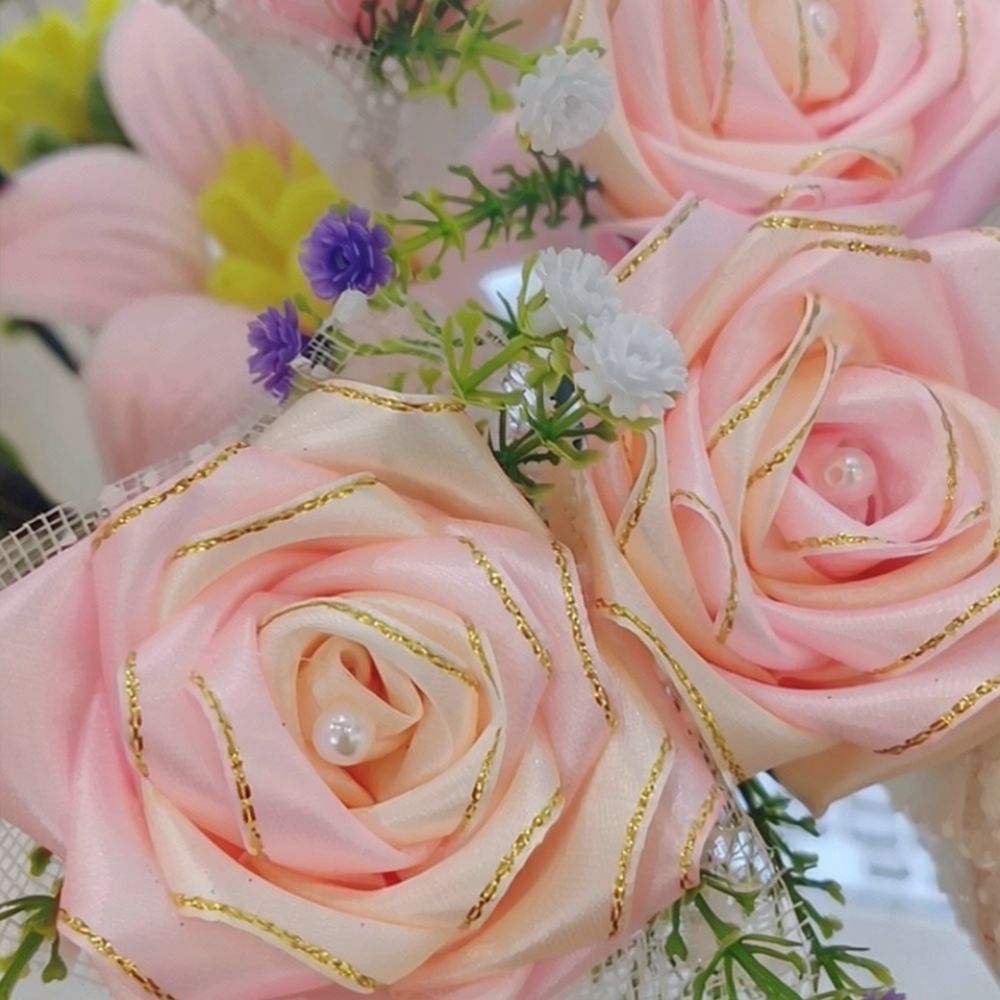 Premium gouden randlint, 4 cm  - Wedding Package Gold recensie en prijs
