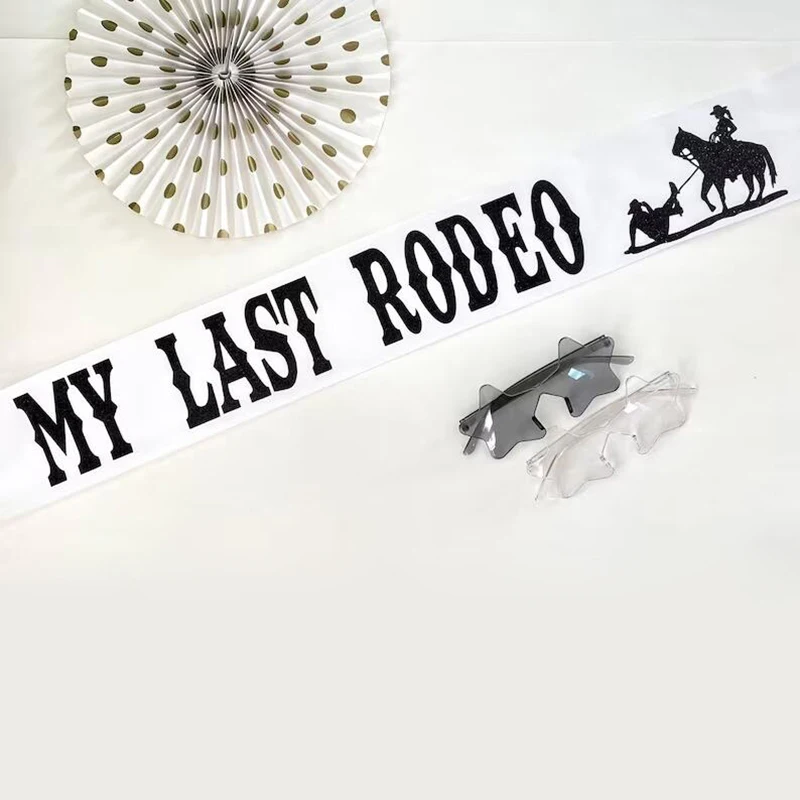 Mijn Laatste Rodeo Sash Wester - Bride Tribe Sash recensie en prijs
