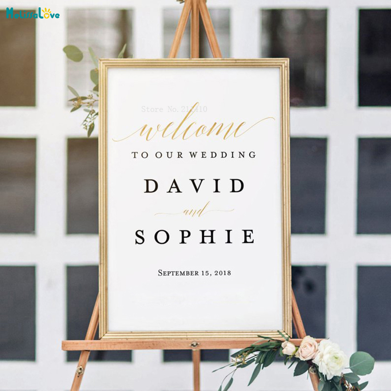 Goud en zwart bruiloft welkom  - Wedding Package Gold recensie en prijs