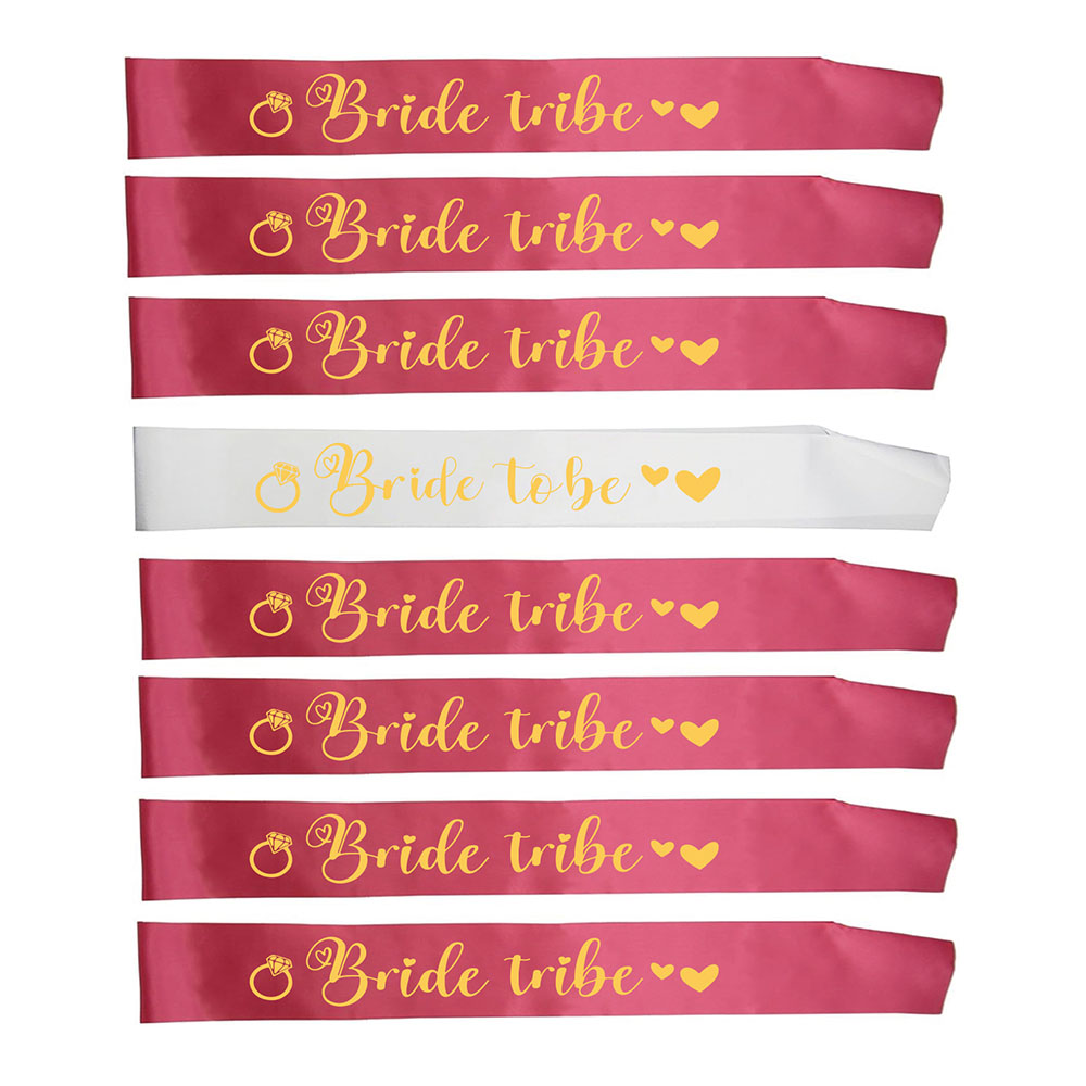 8 stks/set Bruid Om Sjerp Team - Bride Tribe Sash recensie en prijs