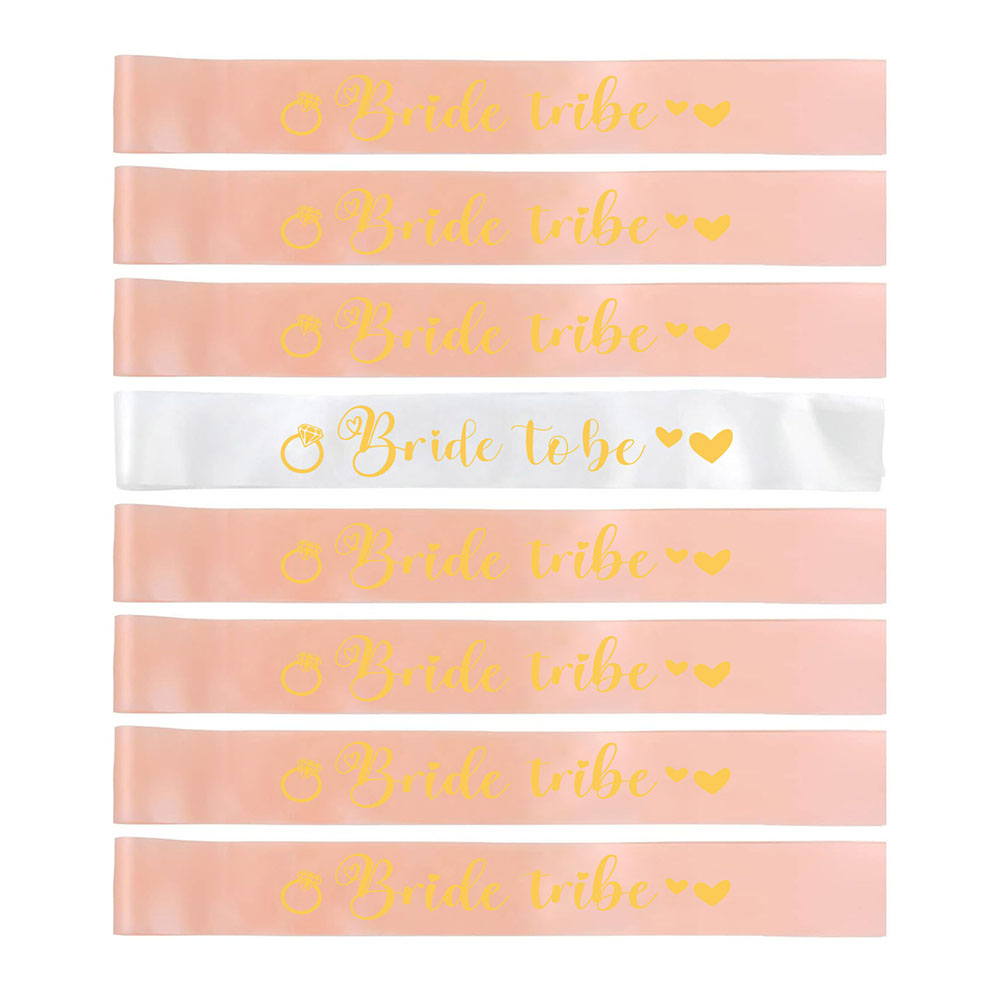 8 stks/set Bruid Om Sjerp Team - Bride Tribe Sash recensie en prijs